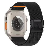 Nylon Strap for Apple Watch Band 46mm 45mm 44mm 49mm 42mm 41mm 40mm Breathable Wristband iWatch Series Ultra 11 10 9 8 7 6 5 SE 40 41mm(S11-10 42mm) juoda