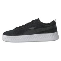 PUMA Smash Platform Suede Casual Board Shoes Black/White Men's 366488-01 EU 35.5