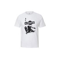 Men's Converse All Star Skateboard Printing Short Sleeve Printing White 10019085-102 XXL