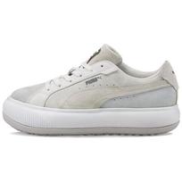 (WMNS) PUMA Suede Mayu Raw Low Tops Casual Skateboarding Shoes Gray Women's 383114-03 EU 35.5