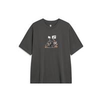 Li-Ning BadFive Dream With Hoops Graphic T-shirt 'Washed Black' Men's AHST915-3 L