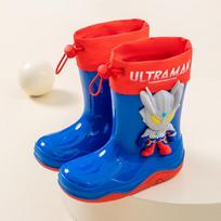 Ultraman Kids' 3D Rain Boots – Waterproof, Non-slip, With Drawstring (Boys, Primary School) 160mm
