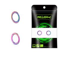 2PCS Protective Gasket Ring Bicycle Pedal Washer Titanium O Ring Bicycle Spacer Gasket OD 20mm Durable