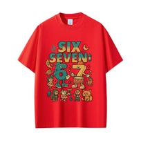 Funny Italian Brainrot Six Seven 67 Number Graphic T Shirt Unisex Women Casual Oversized Tshirt Male Summer Pure Cotton Tshirts 4XL