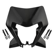 For KTM Enduro Motorcycle Headlight Plate Plastic Fairing Mask XC SX SXF XCW 125 To 500 2024 Dirtbike Motocross Headlamp Housing juoda