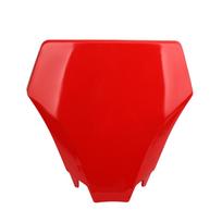 Enduro 2024 Dirt Bike Motorcycle Red Number Plate Flat Motorcycle Mask For GASGAS EX EC 300 350F 400F 450F 500F Moto Accesorios raudona