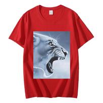 Funny Rage Bait Lion Meme Graphic T Shirts Summer Casual Comfort Short Sleeve Tshirt Unisex Women Clothing Fashion Loose Tshirts 4XL