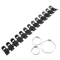 Motocross Exhaust Heat Shield For KTM Honda Kawasaki Yamaha Universal Exhaust Muffler Pipe Protection Accessories Enduro juoda