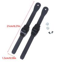 2Pcs Adjustable Snowboard Ankle Ladder Straps with Screws Roller Skate Binding Replacement Strap Outdoor Ski Sports Repair Parts 2Sets juoda