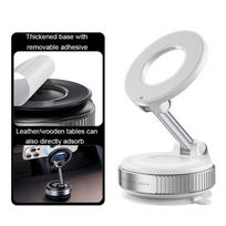Folding Strong Magnet Magnetic Phone Holder 360° Rotation Desk Car Vacuum Suction Windshield Dashboard Mobile Holder balta