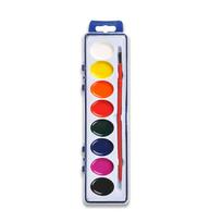 Washable Watercolor Paint Set With Water Brush Pen Portable Watercolor Paint Palette 8/12/16 Colors Water Color Paints