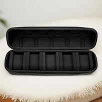 1pc Heavy-Duty Watch Organizer with Flip-Top Lid - 5-Slot Watch Storage Box, Scratch-Resistant Interior, Portable Watch Case juoda