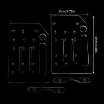 3/4/6/8Layer Hard Drive Cage Hard Drive Bracket For 3.5In Hdd Ssd Diy Storage Acrylic Rack Shelf With Cooling Fan Space 3 Layer