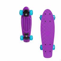 17 Inch Fish Skateboard LightUp Wheels Mini Cruiser NonSlip Deck Penny Board for Kids,