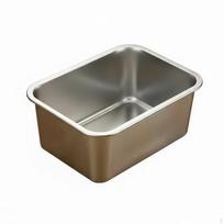 Rectangular Metal Container with Lid Easy to Clean Catering Tray Reusable Kitchenware for