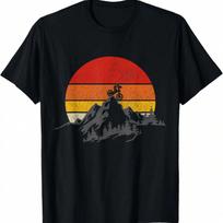 Mountain Bike Vintage Mountains Retro Biking Biker MTB T-Shirt S įvairiaspalvis