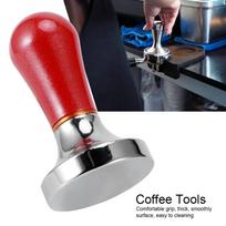 57mm Coffee Tamper Flat Coffee Machine Accessory Coffee Tools Coffee Accessories  Coffee Bar raudona