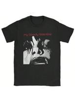 Funny My Bloody Valentine T-Shirt For unisex Crewneck Cotton T Shirt Short Sleeve Tee Shirt Classic Tops S įvairiaspalvis
