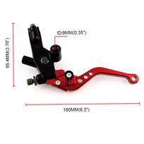 7Celsius8  Motorcycle Brake   Levers Master Cylinder Reservoir Set