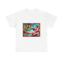 Vibrant Art Tee | Unisex Cotton T-Shirt | Colorful Vampirella Graphic Shirt Graphic Tee S