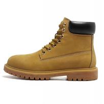 2024 Men's Yellow High-Top Martin Boots: Retro Winter Workwear with Plus Velvet Size 40, run slightly large