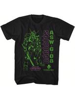 Gundam Japanese Military Anime Merch Tekkadan Barbatos ASW-G-08 unisex's T Shirt Comfortable And High-Quality Streetwear S įvairiaspalvis