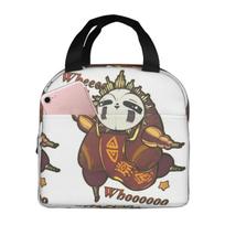 Esquie Ll WheeWhooo Clair Obscur Expedition 33 Insulated Lunch Bag for Women Kids Portable Food Boxes Thermal Lunch Box Tote One Size