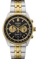Seiko SEIKO Quartz Chronograph Overseas Gold x SSB430P1 Watch, Model, Black, Men's [Parallel Import] juoda