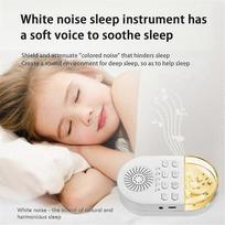 Portable Sleep Sound Therapy White Noise Machine for Babies, Kids, Adults, Sleep Aid with Night Light, 24 Natural Soothing Sounds, Sleep Timer, Rechar