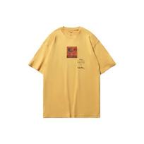 Li-Ning X Disney Joint Keith Haring Mickey Print Loose Round Neck Short Sleeve T-Shirt Men Tops Light-Ochre-Yellow AHSR503-4 XXL