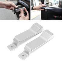 2 vnt. automobilio vidinės durų skląsto rankenėlės dangtelis, tinkantis Land Rover Defender 90 110 130 2004-2018, aliuminio lydinio durų rankenėlės apdaila