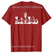 Funny Geometric Hand Drawing Chess The Master T Shirts Graphic Cotton Streetwear Short Sleeve Birthday Gifts Summer T-shirt S