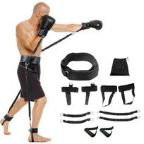 Arm Leg Speed Strength Agility Training Strap Boxing Training Resistance Bands for Football Basketball Taekwondo Equipment 25lbs