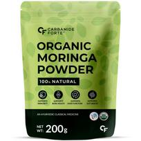 Carbamide Forte Organic Moringa Powder 200g - Moringa Oleifera Leaves for Energy, Digestion & Wellness