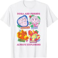 Dora (2024) Dora and Friends T-Shirt S balta