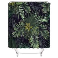 Vibrant Flower Bird Water Shower Curtain For A Bright And Cheerful Bathroom Look Green,150*180cm/59*70.8in