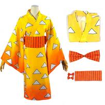 Japan cartoon comics Demon Slayer: Kimono - Kaguya District Cosplay Costume Anime Character Role-Playing Kimono 0074 S