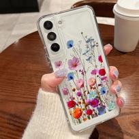 Small Flower Case For Samsung Galaxy S24 S23 S22 Ultra S21 S20 FE A52 A56 A14 A34 A15 A25 A35 A55 A54 5G S25 Plus Silicone Cover For Samsung S23 Plus