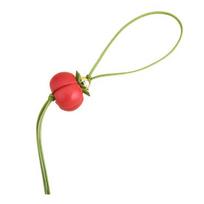 Bag Pendant Imitation Leather Simulated Fruit Design Adjustable Lanyard Metal Buckle Hanging Charm Bags Car Interior Accessory Size#17