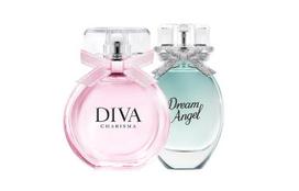 BINGXILI Jiao's Realme, Romantic Angel Perfume Sets Eau De Parfum Floral Fruity Floral Scent 50ml+50ml Bingxi Li women's perfume set