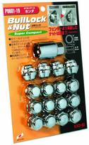 Bull Lock Super Compact Type M12 x 4H for Vehicles KYO-EI [Kyoei Sangyo] [Bag 19HEX] P1.5 [Quantity 16P] [Part Number] P0601-19