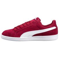 PUMA Smash Suede Retro Low Top skate shoes Red Men's 361730-18 EU 39