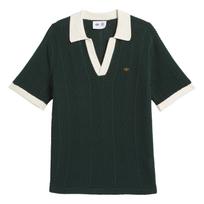 adidas x CLOT by Edison Chen Knit Polo Shirt Asia Sizing 'Green Night' Men's IK2942 S