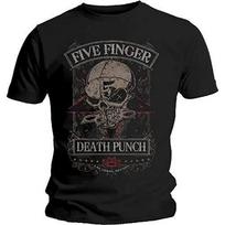 Five Finger Death Punch Men's FFDPTS22MB T-Shirt, Black, XL M