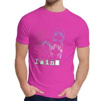 For Male Tee Shirt Serail Experiments Lain Sad Japanese 100 Cotton Anime Round Neck Hip Hop 2XL