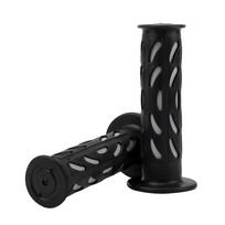 Dirt Bike Motorcycle Rubber Handlebar Grips For Yamaha Kawasaki Honda Suzuki Universal 7/8  22 24MM Moto Handle Bar Hand Grip pilka spalva