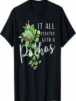 Pothos Houseplant Plant Lover Gift Crazy Plant Parent Mom T-Shirt S įvairiaspalvis