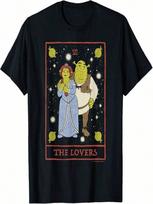 Shreks And Fiona Lovers Tarot Card Standing T-Shirt S įvairiaspalvis