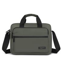 Waterproof Business Briefcase Large-capacity Crossbody Sling Bag Men's Crossbody Bag  Office žalia