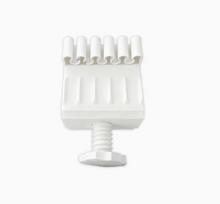3D Printed Pla Eco-Friendly Material Desktop Data Cable Holder, Desktop Traceless Cable Management and Storage Organizer, 1 Pc balta